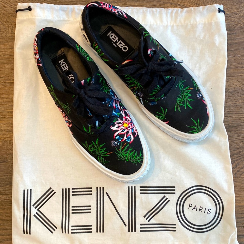 KENZO Floral Print Sneaker Size 36